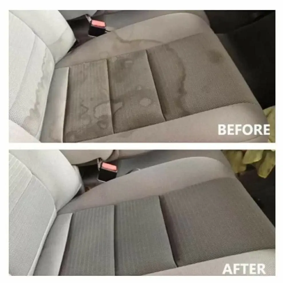 Car Upholstery Cleaning Before and After