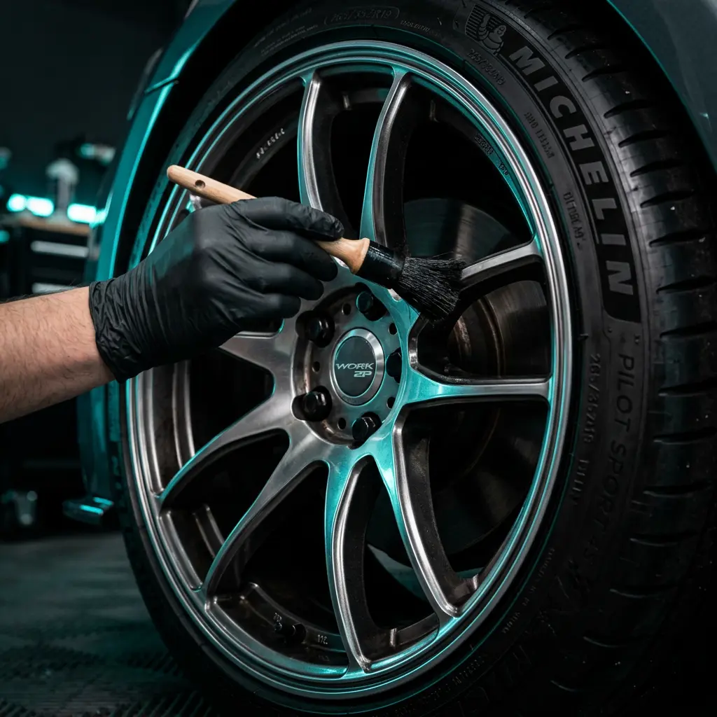 Detail Rim Faces & Tires